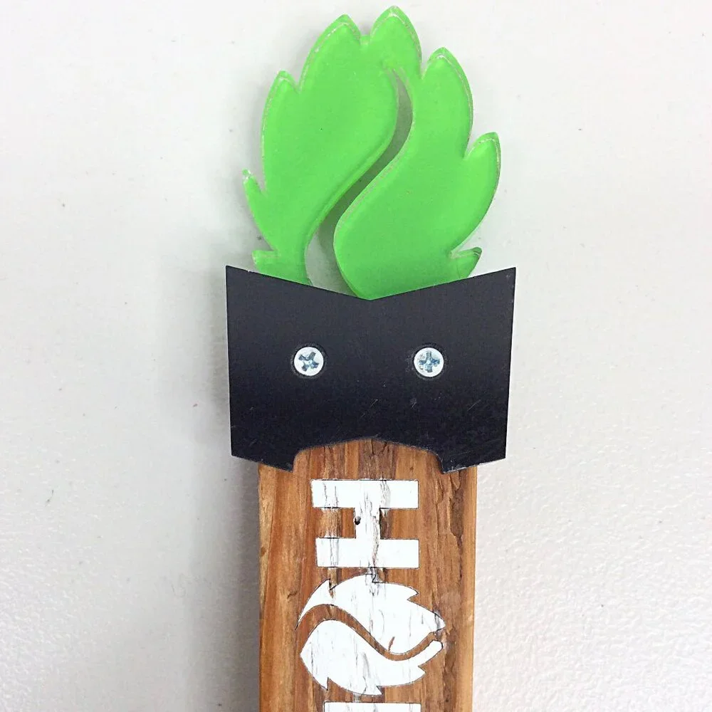 Hop Valley Beer Tap Handle‎ Wood Eugene Oregon 12